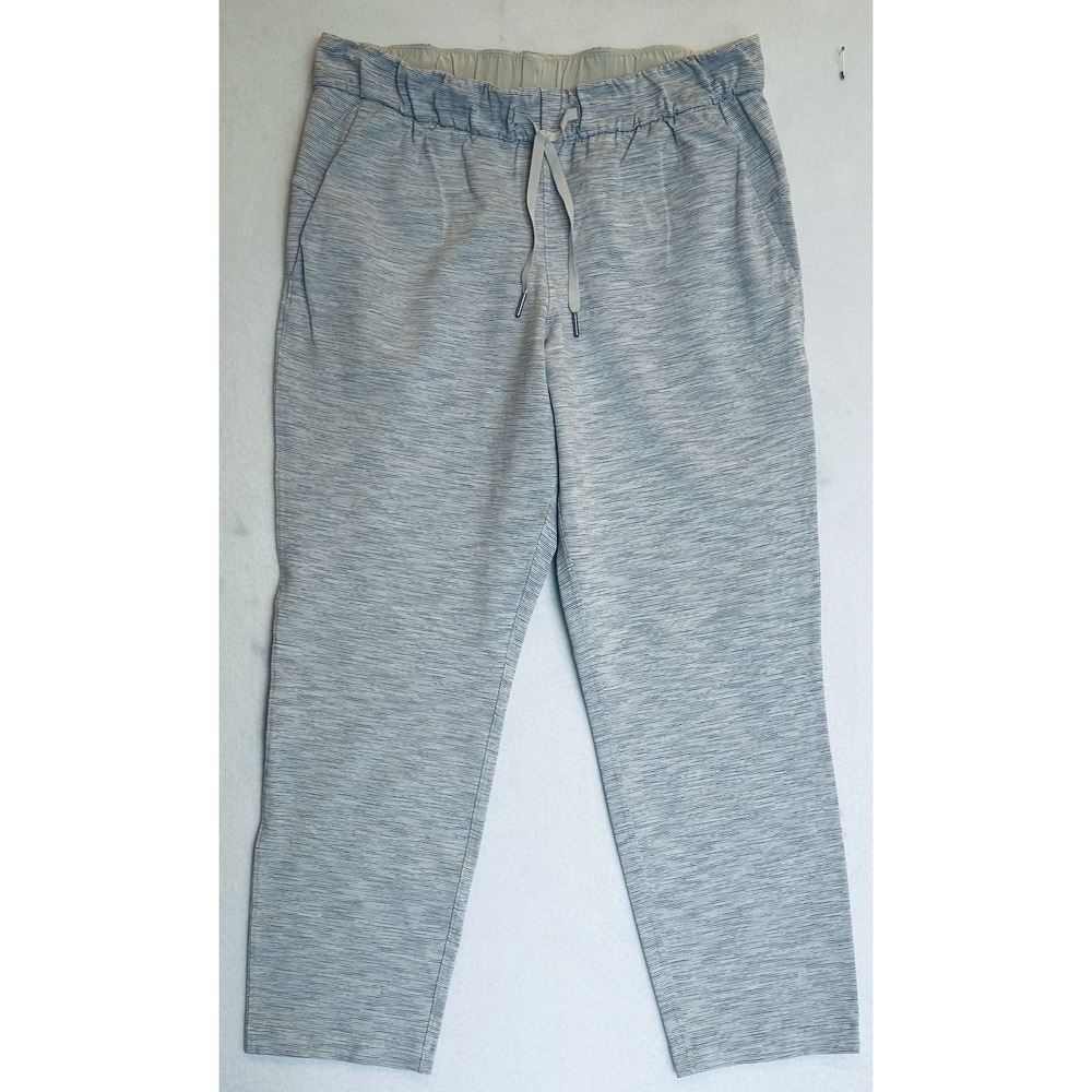 Lululemon On The Fly Pants 27" Wee Are From Space Nimbus Battleship Womens Sz 10